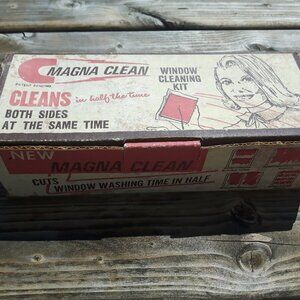 Vintage Magna Clean Window Cleaning Kit in Original
